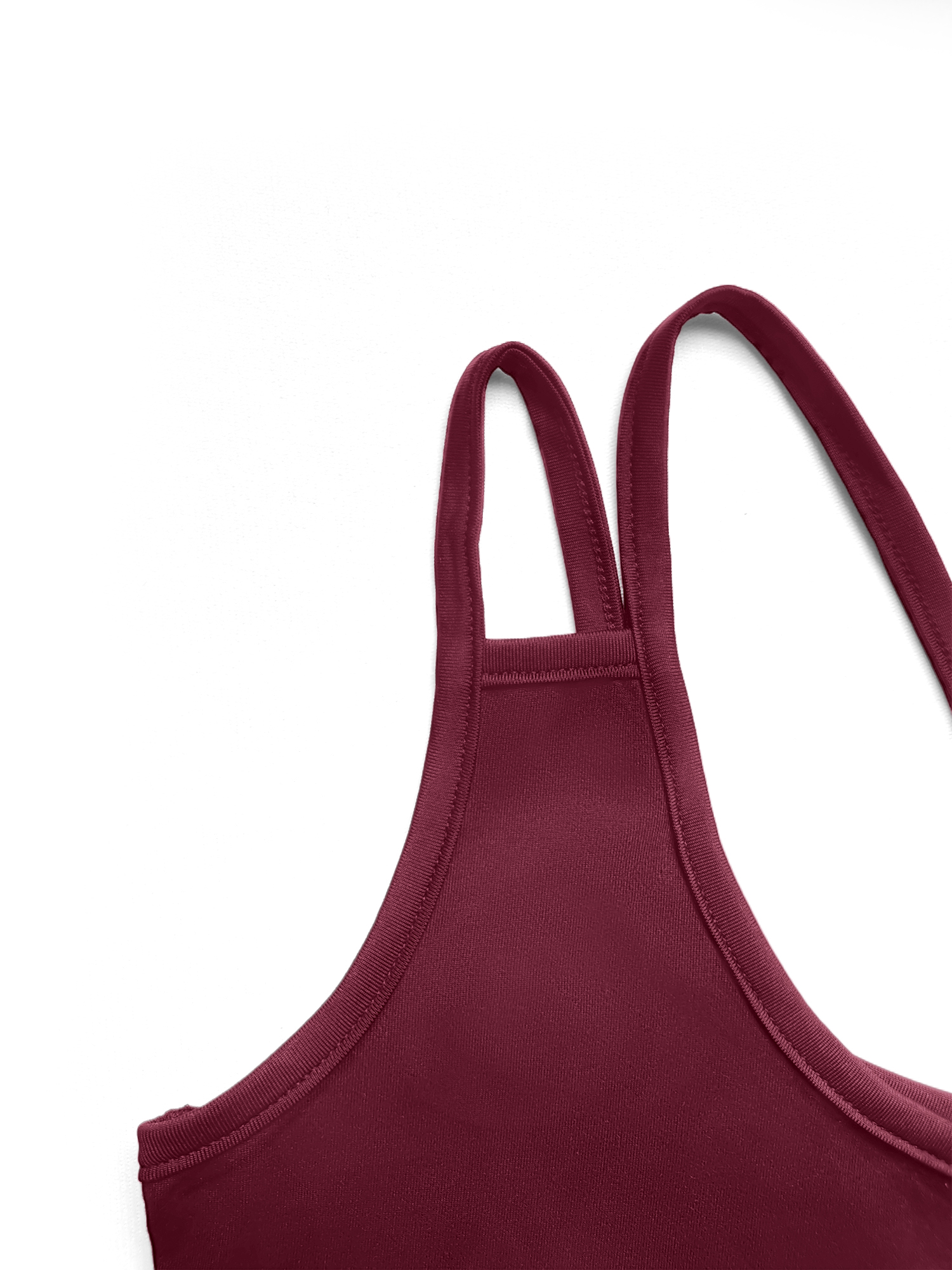 Camisole minimaliste à Double sangle, conception à col en v ajustée, tissu respirant en soie fraîche, couche extérieure d'été fraîche sans manches, tout-S