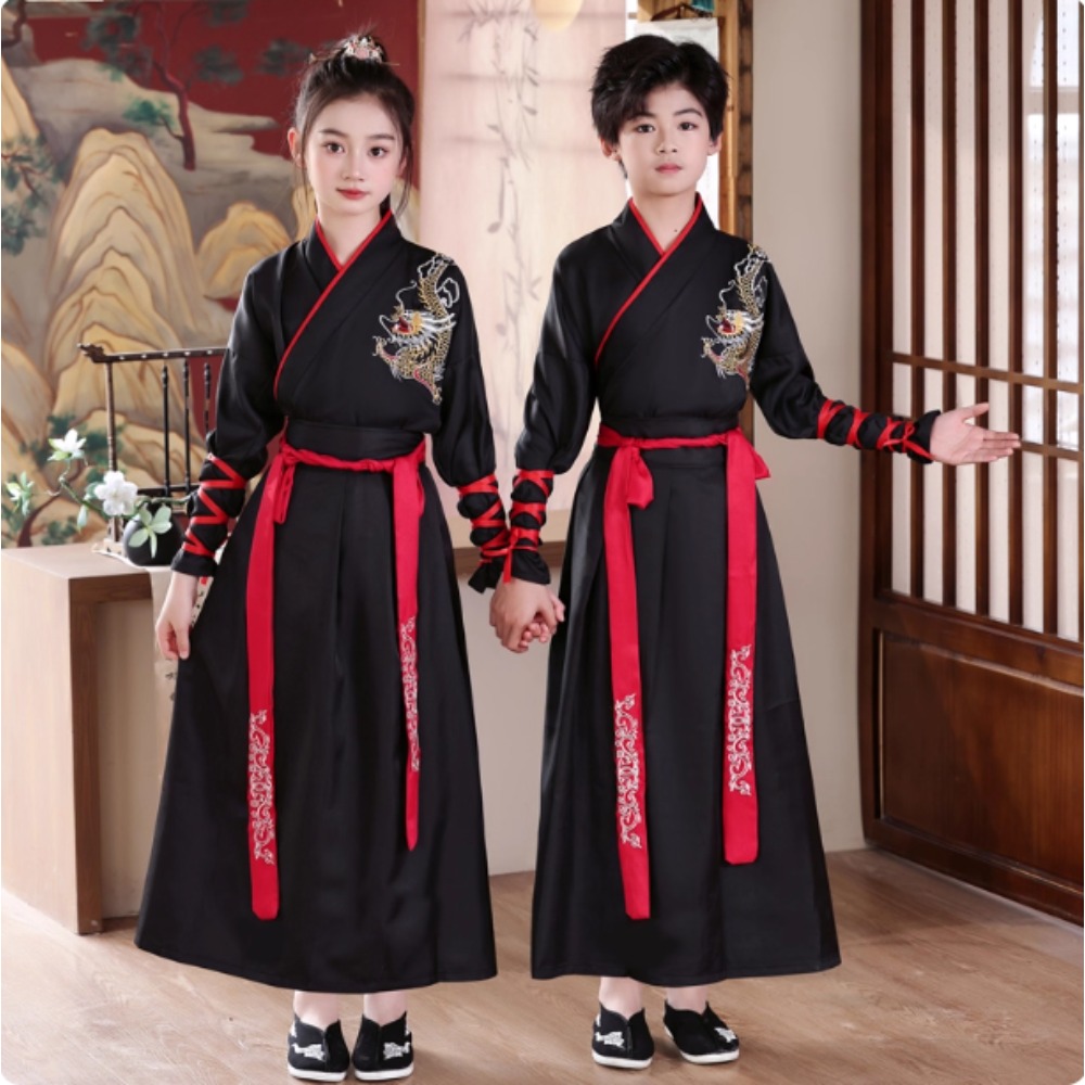 Robe Hanfu chinoise pour femmes et hommes, vêtements Vintage de Style ethnique, à la mode, élégant, Streetwear décontracté, robe traditionnelle chinoise pour hommes