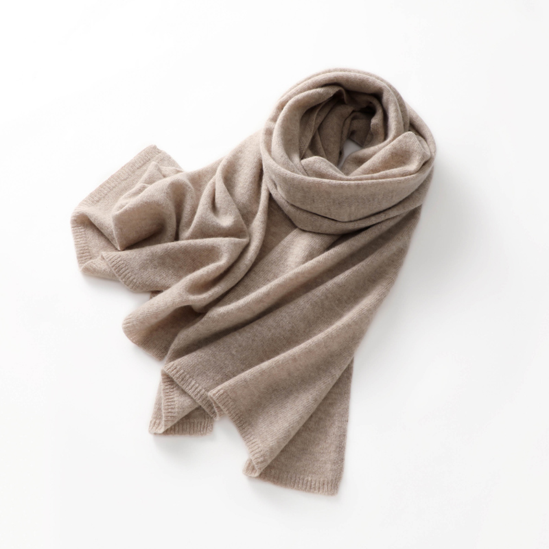 "Épaarpe 100% cachemire de qualité pour femmes et hommes – Écharpe tricotée chaude d'hiver de couleur unie, chauffe-cou doux et luxueux, léger et tendance