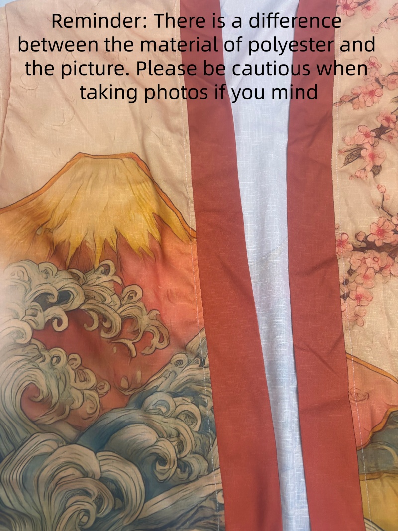 Kimono, Manteau, Chemise, Vêtement d'extérieur, Cardigan, Veste, Surdimensionné, Adulte, Vintage, Imprimé, Manches courtes, Peignoir, Yukata, Haori, Ample, Décontracté, Homme