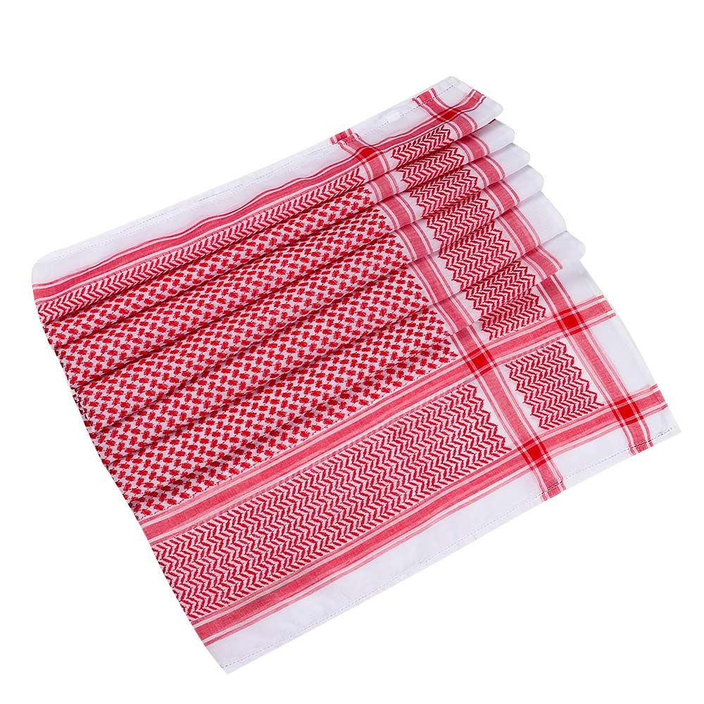 Couvre-chef Plaid châle carré cou enveloppement arabe Turban Hijab musulman Shemagh écharpe arabe Kafiya Keffiyeh Palestine Bandana