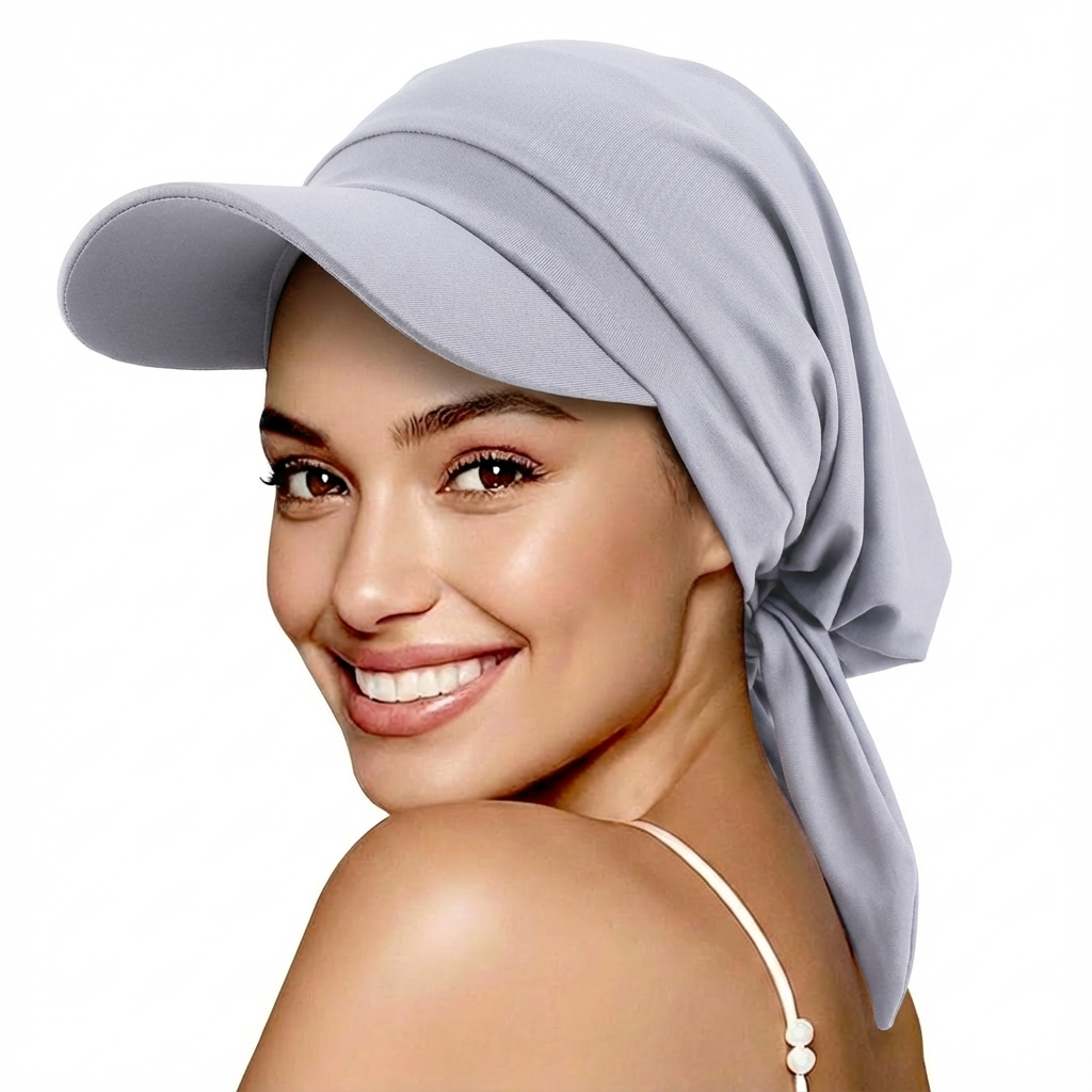 Nouveau Hijab Turban Musulman Uni pour Femme, Casquette de Baseball avec Visière, Bandana, Bonnet Hijab, Foulard, Chapeau de Soleil, Écharpe Enveloppante