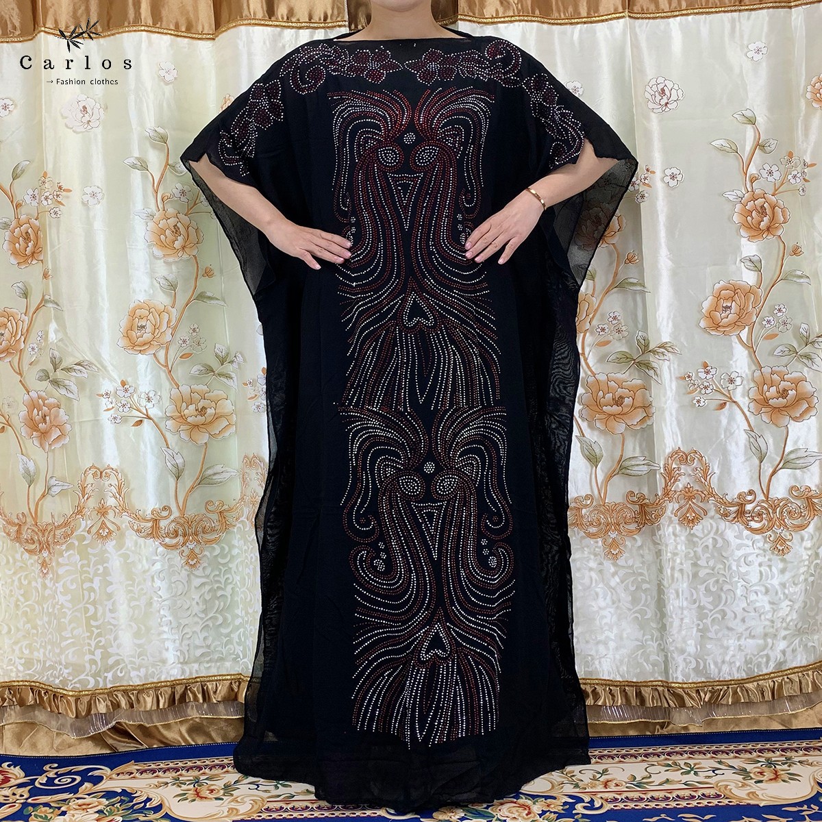 2025 nouvelle Robe longue africaine Maxi robes africaines pour femmes grande taille des deux côtés Robe en diamant Robe Femme vêtements vêtements africains
