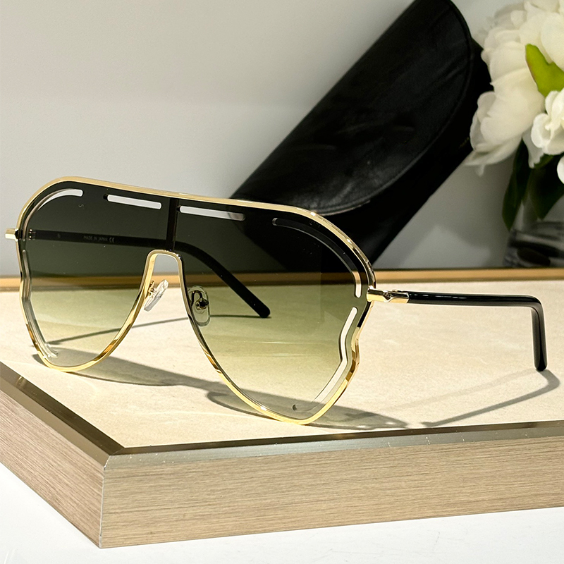 Lunettes de soleil à monture large en alliage pour hommes et femmes, de haute qualité, nouvelle mode, marque de créateur, rétro, UV400, lunettes de soleil d'extérieur
