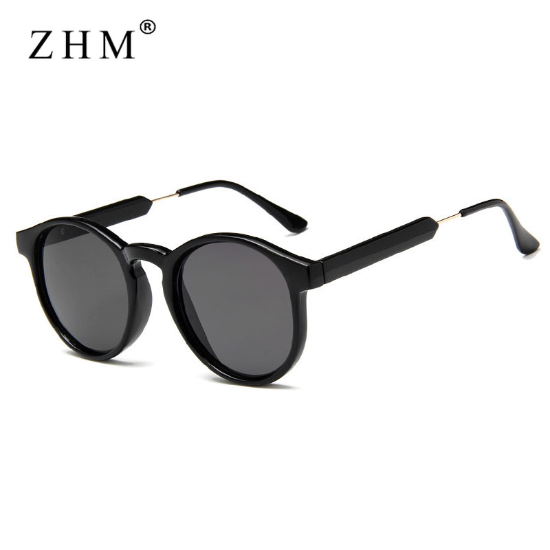 Lunettes De Soleil rondes rétro femmes hommes marque Design Transparent femme lunettes De Soleil hommes Oculos De Sol Feminino Lunette Soleil UV400