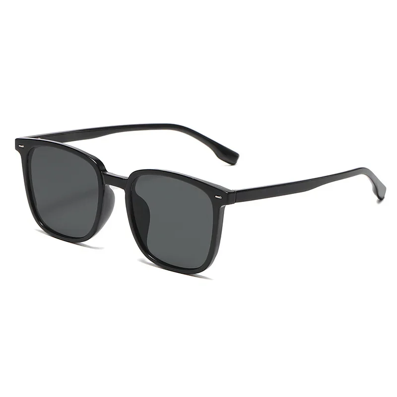 Lunettes de soleil anti-UV pour femmes, style vintage, pour voyages et vacances, unisexe, pour hommes et femmes, lunettes de vue carrées pour myopes