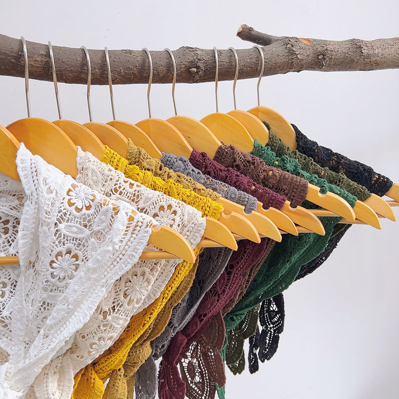 Foulard Triangle en Coton pour Femme, Bandana de Plage, Rond Pashmina, Étole, Foulard, Hijab, Filig123, Printemps et Été