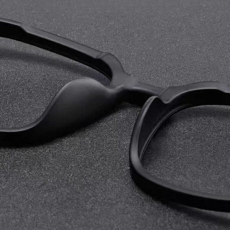 3 paires de lunettes anti-lumière bleue carrées noires, légères et confortables pour un usage quotidien.