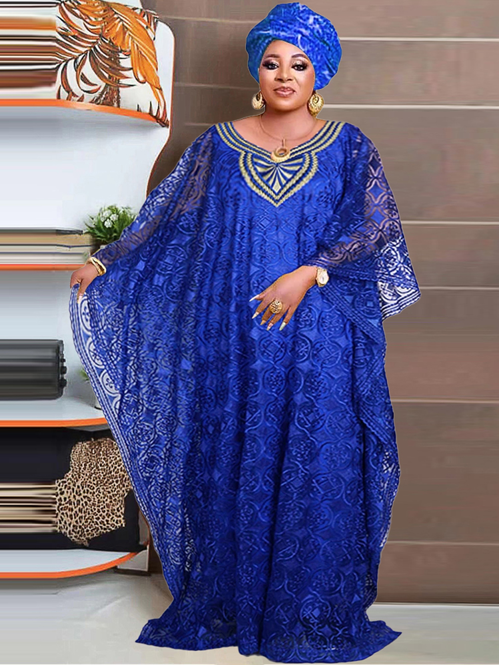 Robes amples en dentelle pour femmes, tenue de soirée de mariage, robe traditionnelle africaine, ensemble deux pièces, vêtements 2026, Abayas Dubai Hijab