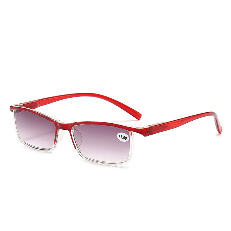 Lunettes de lecture unisexes, couleur dégradée, pour affaires, monture Ultra légère, Anti-lumière bleue, pour ordinateur, nouvelle collection