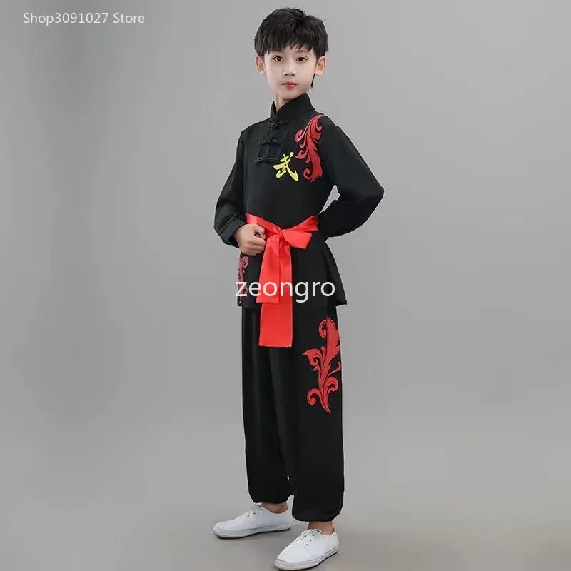 Costume d'arts martiaux, Costume Changquan pour filles et garçons, uniforme traditionnel chinois Wushu pour enfants et adultes, vêtements Kung Fu