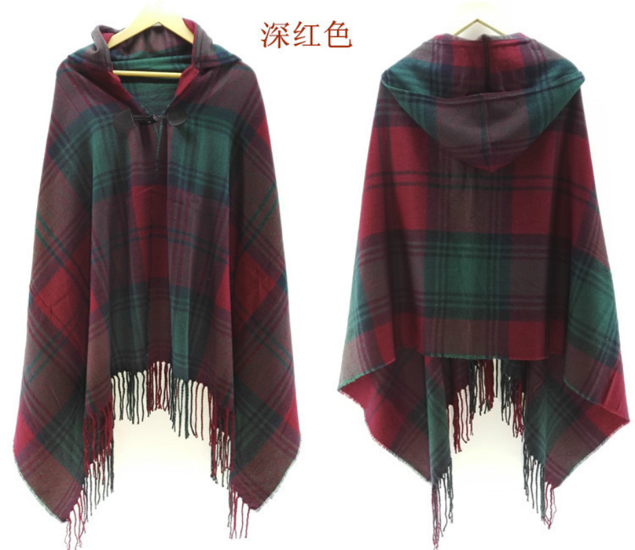 Ethnique multifonction bohème châle écharpe Tribal frange sweats à capuche rayé Cardigans couvertures Cape châle Poncho avec gland