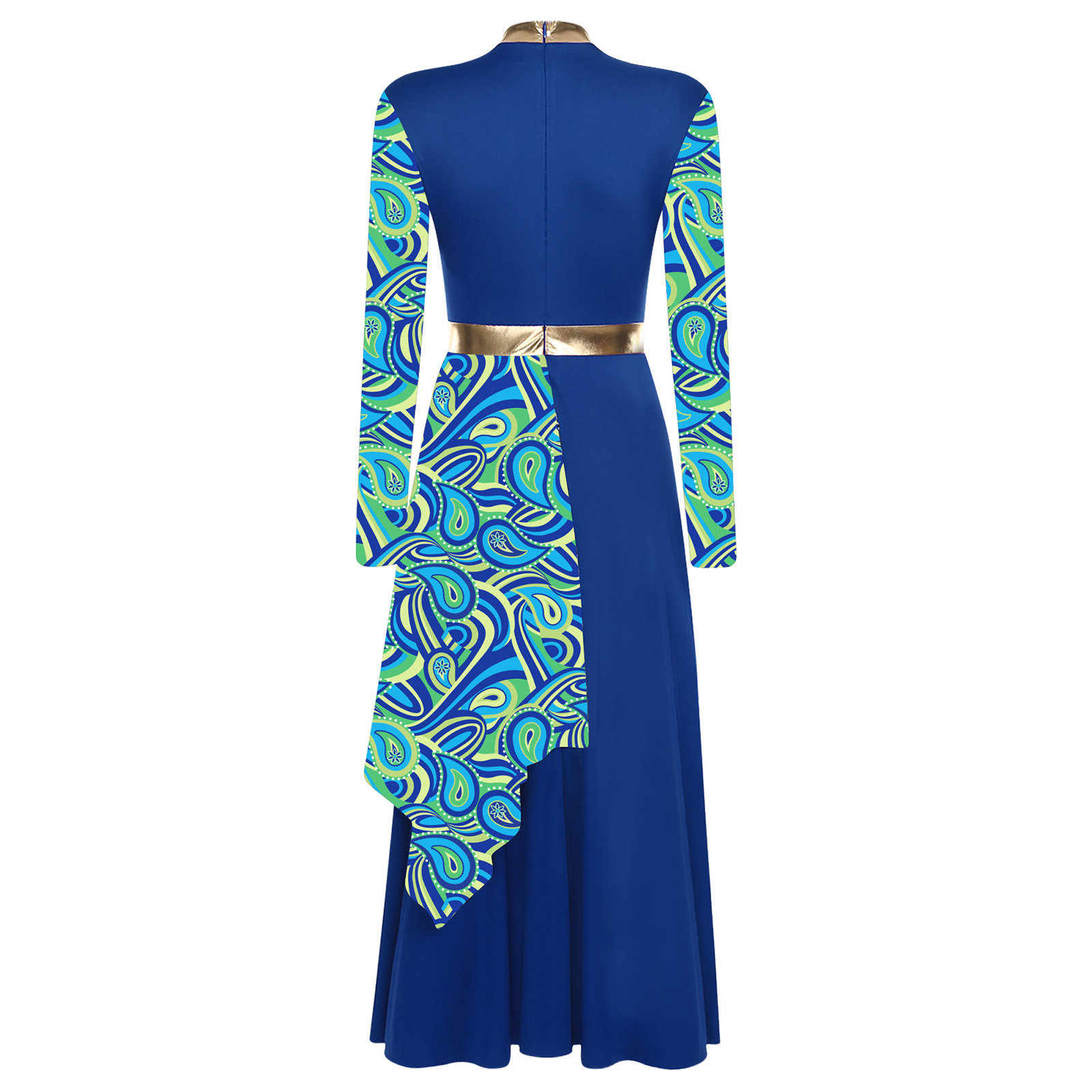 Robe tunique de danse chrétienne pour femmes, lode liturgique, église, manches longues, Costume de spectacle de chorale de culte, robes de danse lyrique