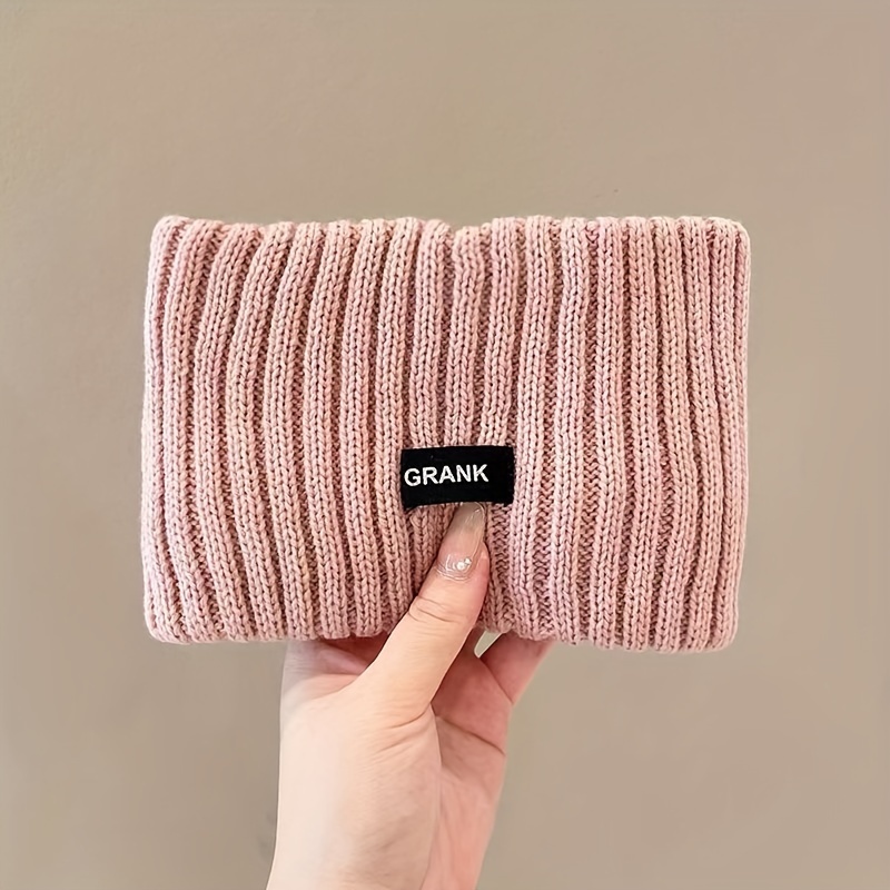 Femmes hiver large bandeau couleur unie tricoté chaud bandeau filles Punk élastique chapeaux sport bandes de cheveux accessoires