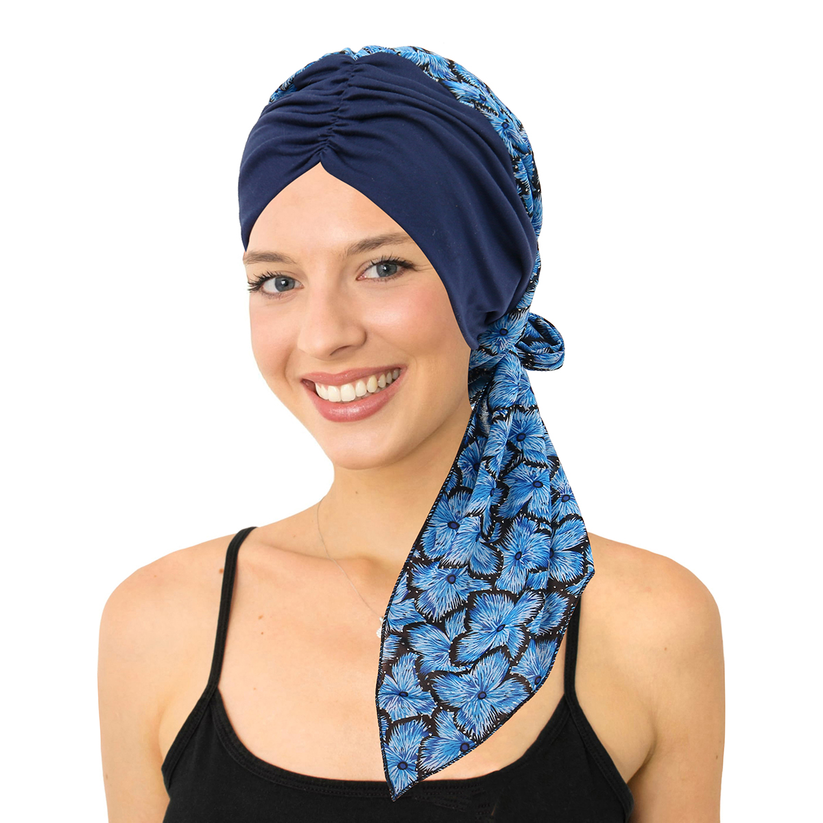 Casquette Turban pré-attachée pour femmes, Hijab musulman, chimio contre le Cancer, imprimé floral, couverture de chapeau, perte de cheveux, foulard de tête, Bandana extensible