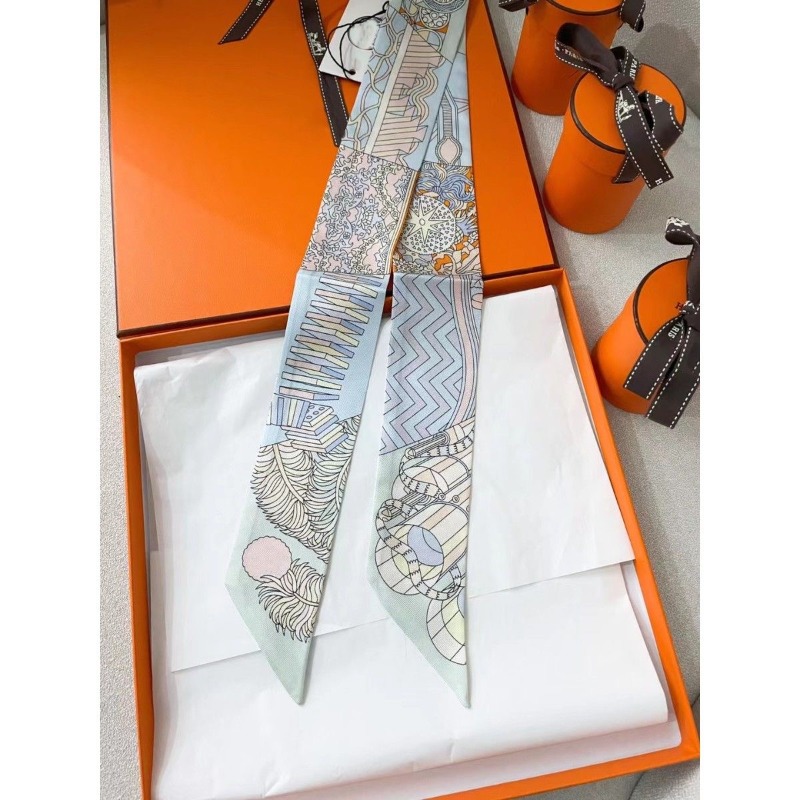Écharpe Double face de Style français, cadeau quatre saisons pour femmes, bandeau de cheveux polyvalent, poignée de sac à main, ruban de décoration, longue bande