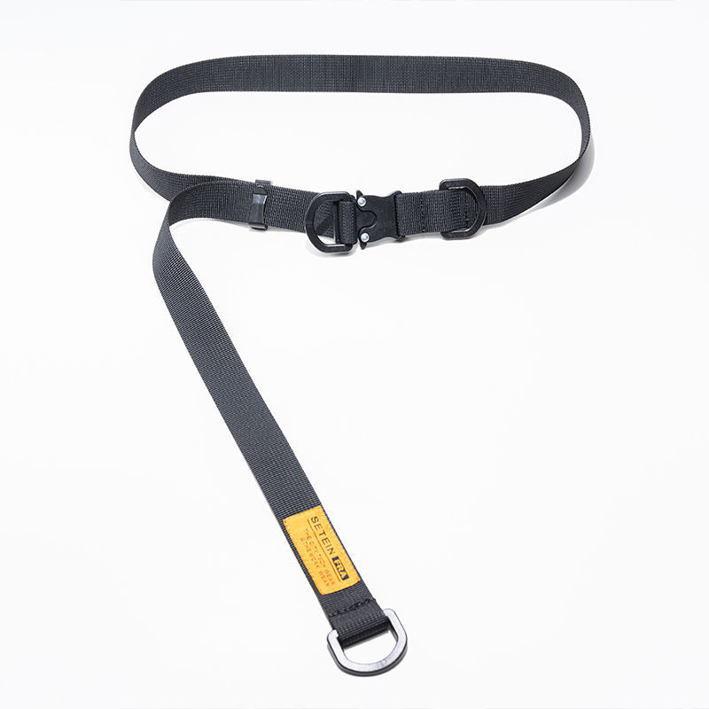 Ceinture tactique avec fonction de boucle, outillage Ins coréen, unisexe, Style gothique, en Nylon étendu, mode tout-assorti