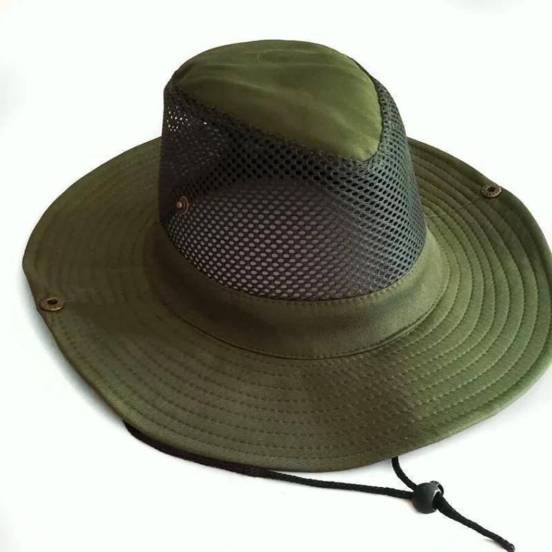Chapeau de soleil d'extérieur pour hommes, casquette de chevalier, large paille, plage, été, automne, tourisme, randonnée, chapeau de pêcheur, accessoires monochromes mats