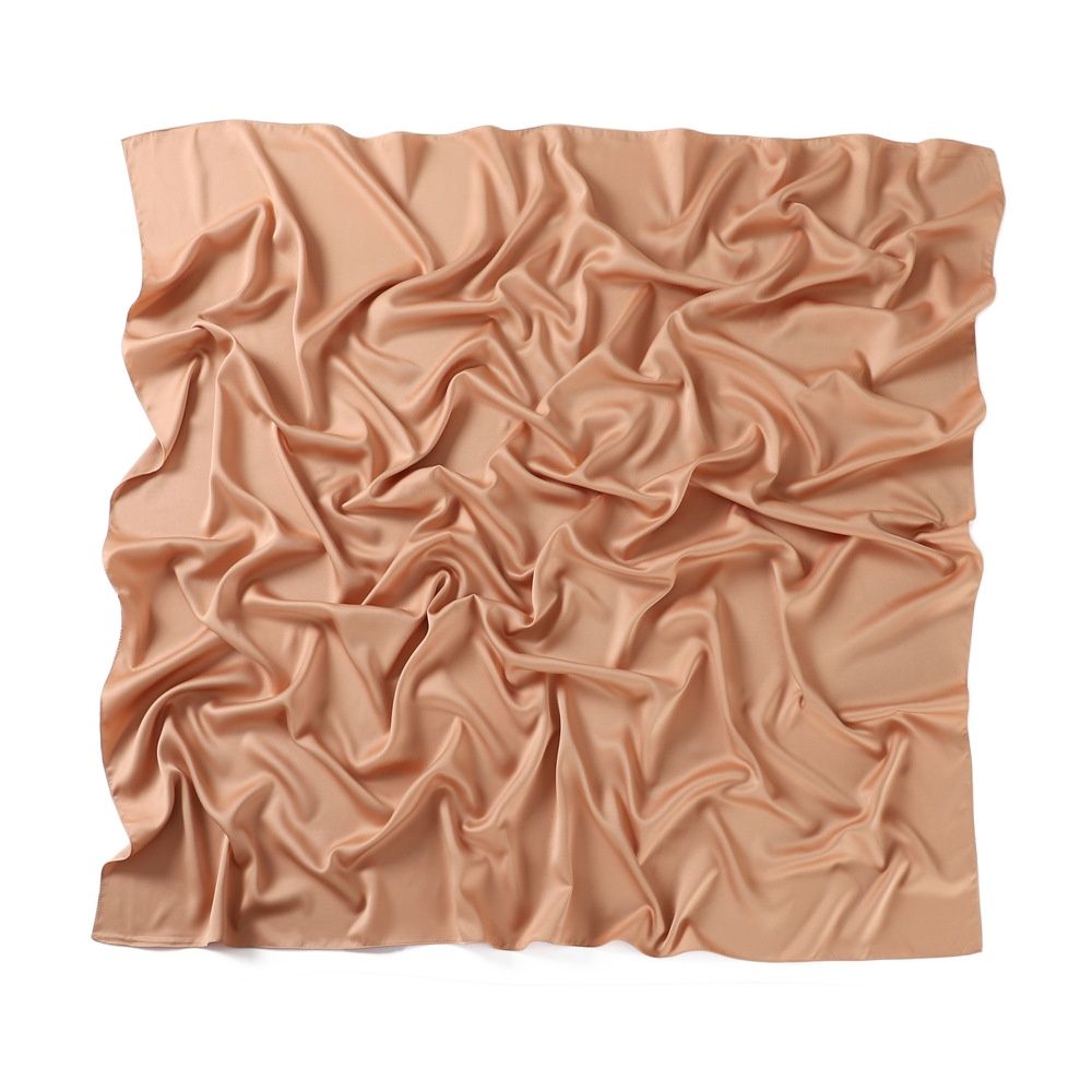Foulard Carré en Satin pour Femme Musulmane, Hijab, Châle, Écharpe de Sauna Solide, Turban Islamique, Bandana Bufandas, 110x110cm