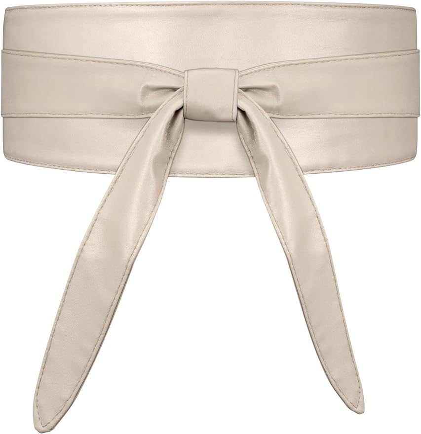 Obi ceintures pour femmes robes large Corset ceinture mode en cuir souple Wrap Cinch ceinture de taille