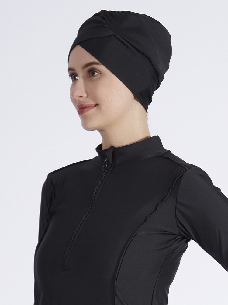 Turban instantané musulman uni pour femme, hijabs sportifs pour la natation, bonnet bandana islamique, chapeaux indiens, enveloppement de sauna féminin, nouveau