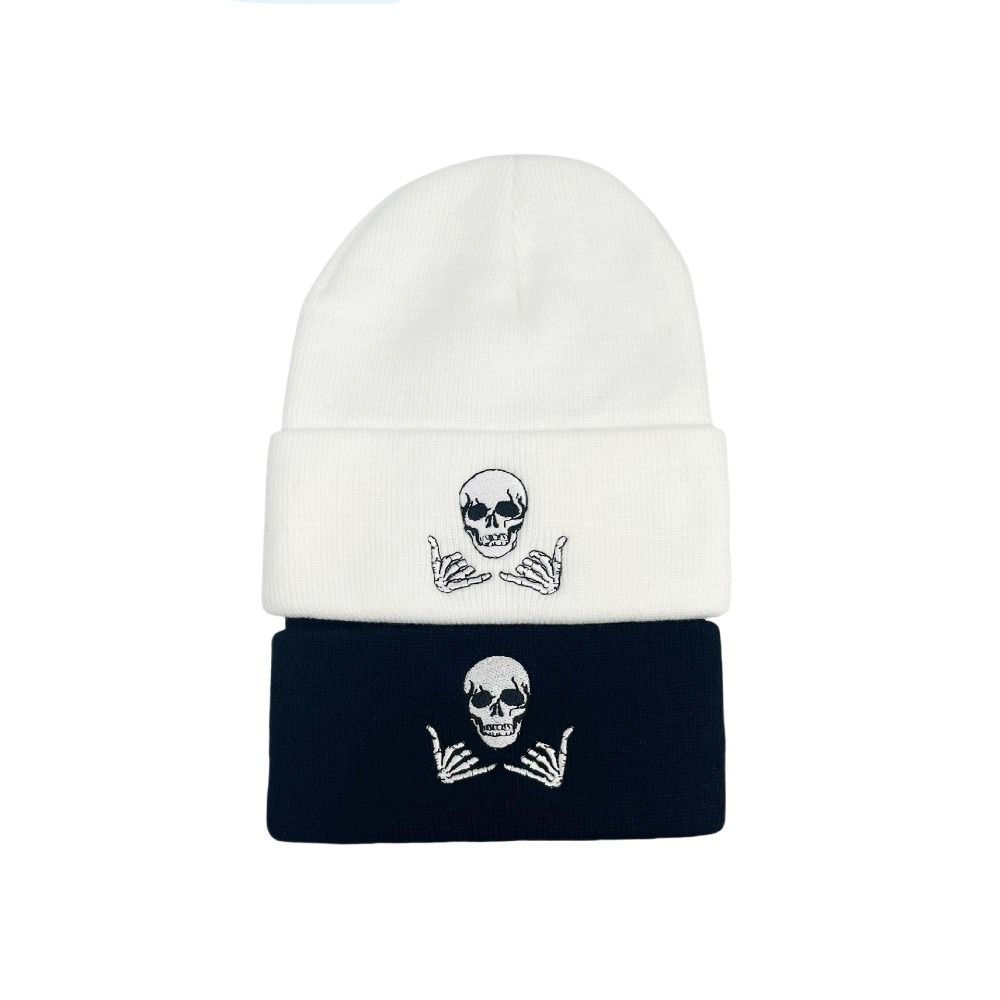 Nouveau bonnet tricoté pour homme style Hip Hop, épais et élastique, brodé, pour le froid et le ski en extérieur