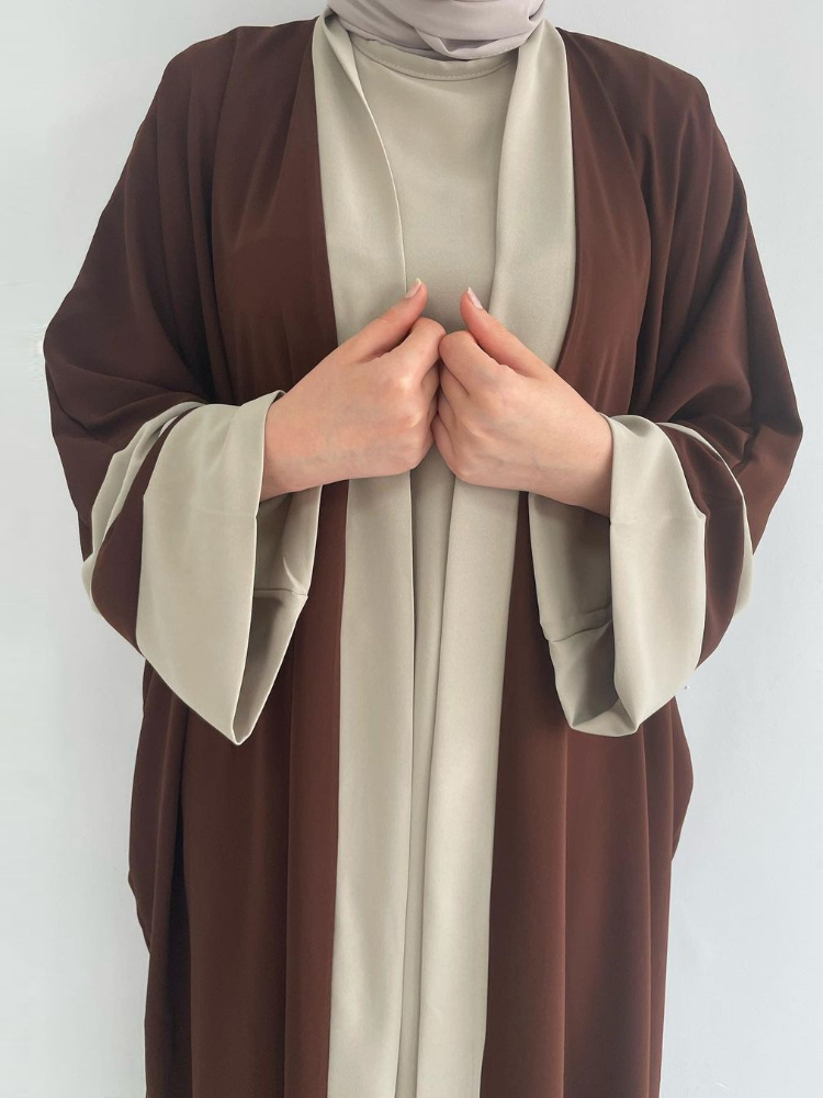 Robe musulmane Eid et Abayas pour femmes, ensemble 2 pièces, Ensembles Musulman, Caftan marocain, Ramadan, Abaya, Kaftan, dubaï, Robe longue arabe, 2024