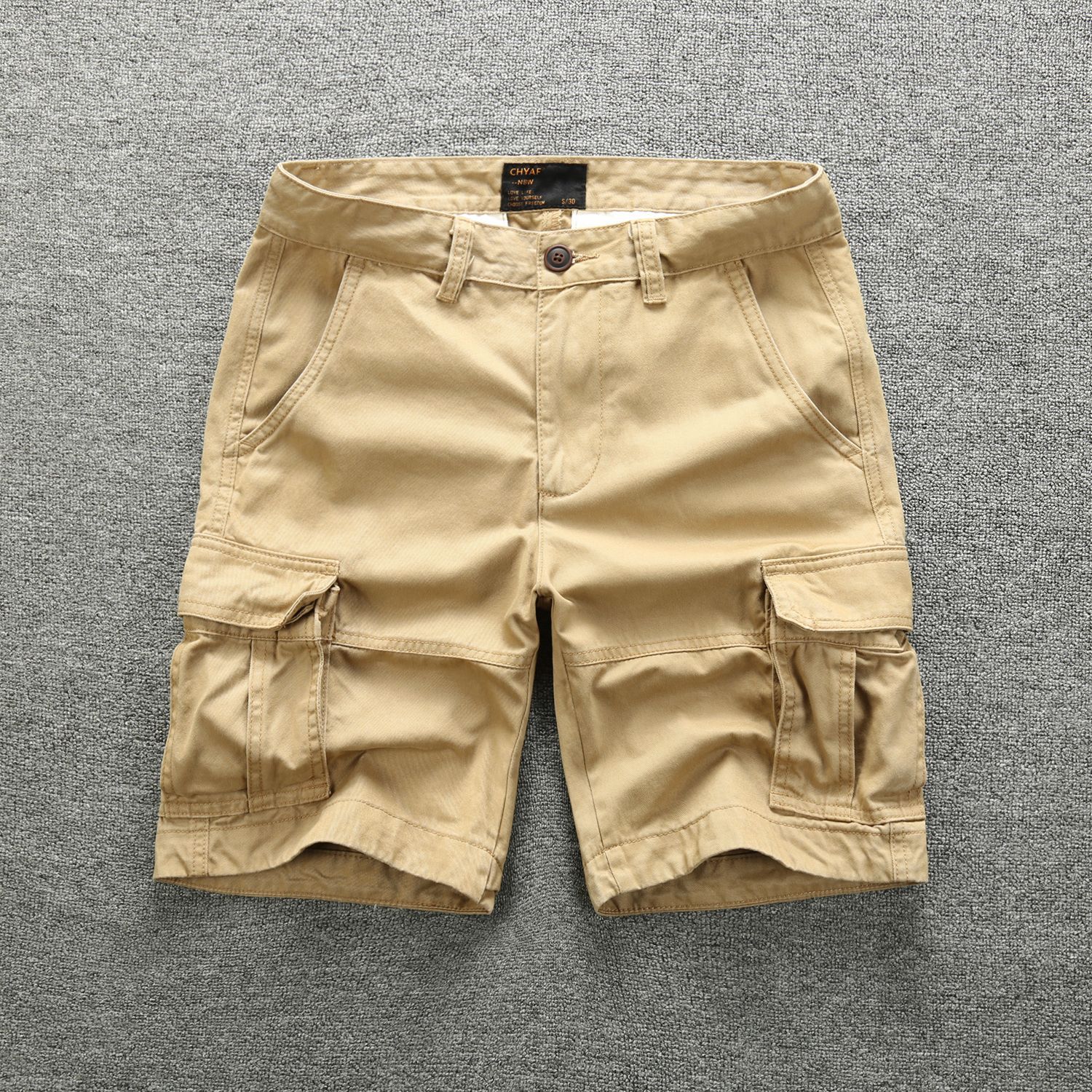 Shorts Cargo Camouflage Décontractés pour Hommes – Tendance Estivale, Confortables, Style Workwear Américain, Idéaux pour l'Extérieur et la Plage