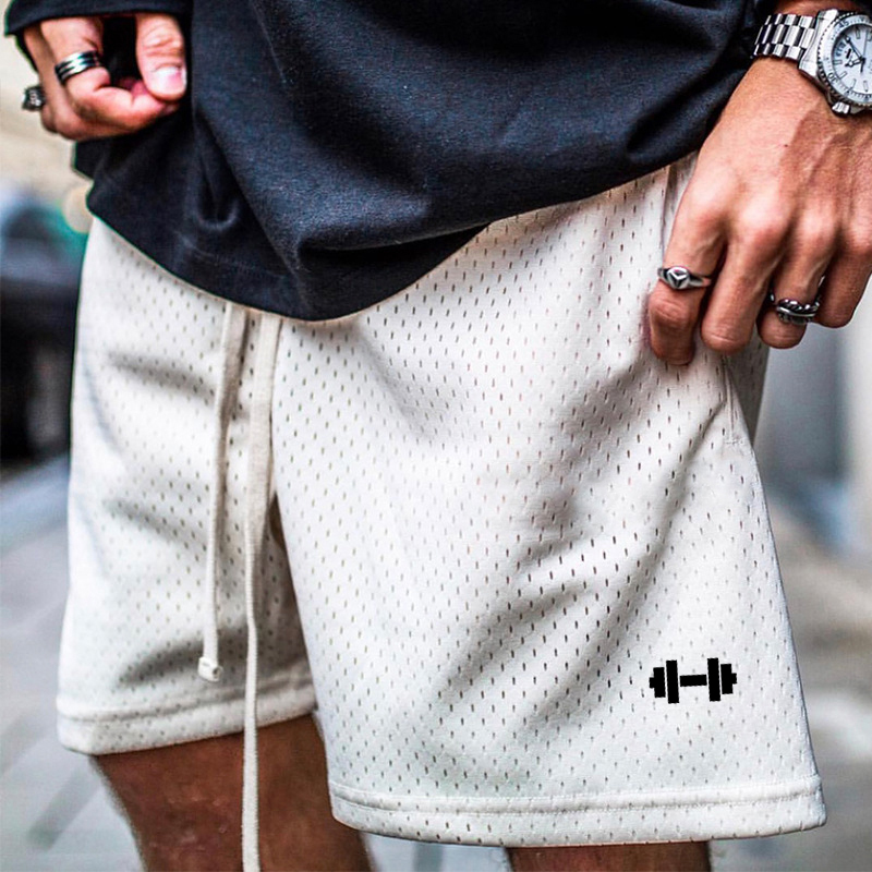 Shorts de sport en maille à séchage rapide pour hommes, pantalons courts de basket-ball, shorts de course, jogging, fitness, gym, musculation, nouveau, été