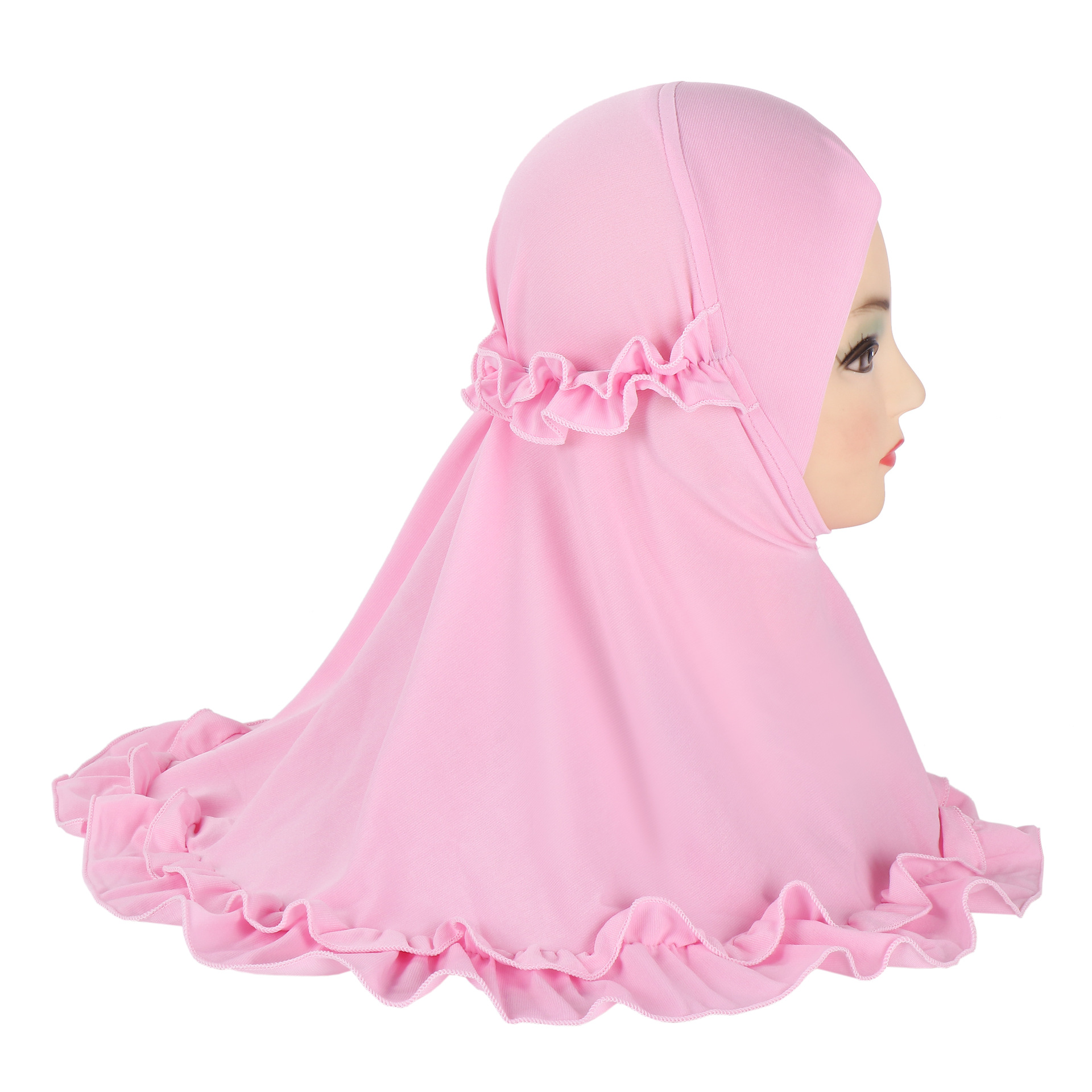 Enfants Hijabs filles musulmanes instantané Hijab islamique coton Modal écharpe doux extensible châle bandeau malais foulard pour enfants