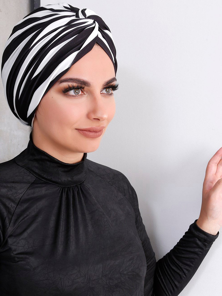 Maillot souple Hijab sous-capuchon Islam sous-écharpe instantanée couvre-cou bandeau Turban pour femmes Bonnets musulmans