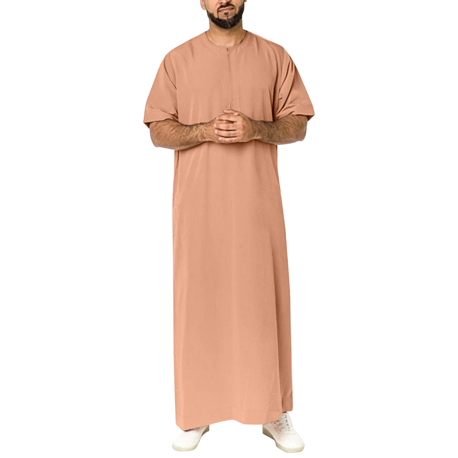 Nouvelle robe musulmane pour hommes 2026, Moyen-Orient, Arabie, Dubaï, Malaisie, fermeture éclair