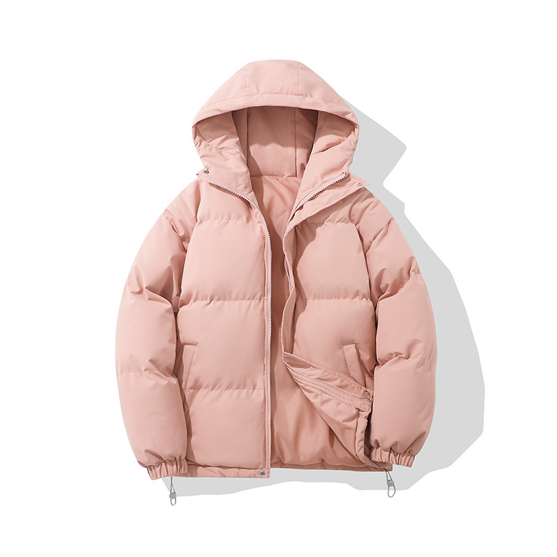 Nouvelle veste matelassée à capuche pour hommes et femmes, vêtement décontracté et chaud pour couples.