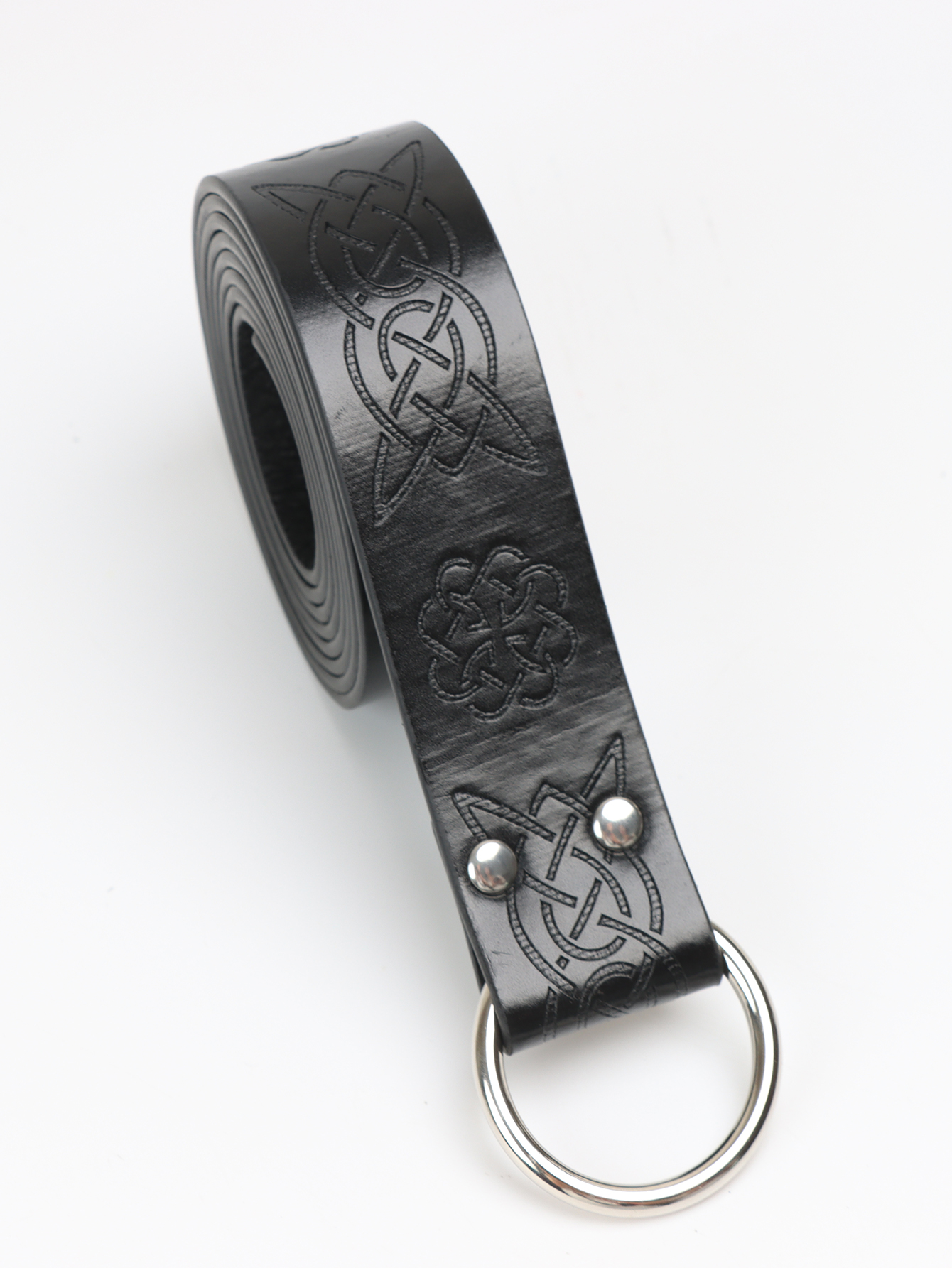 Ceinture celtique en cuir pour hommes, guerrier d'aventure Viking Renaissance, ceinture médiévale en relief, accessoire de Costume de Cosplay