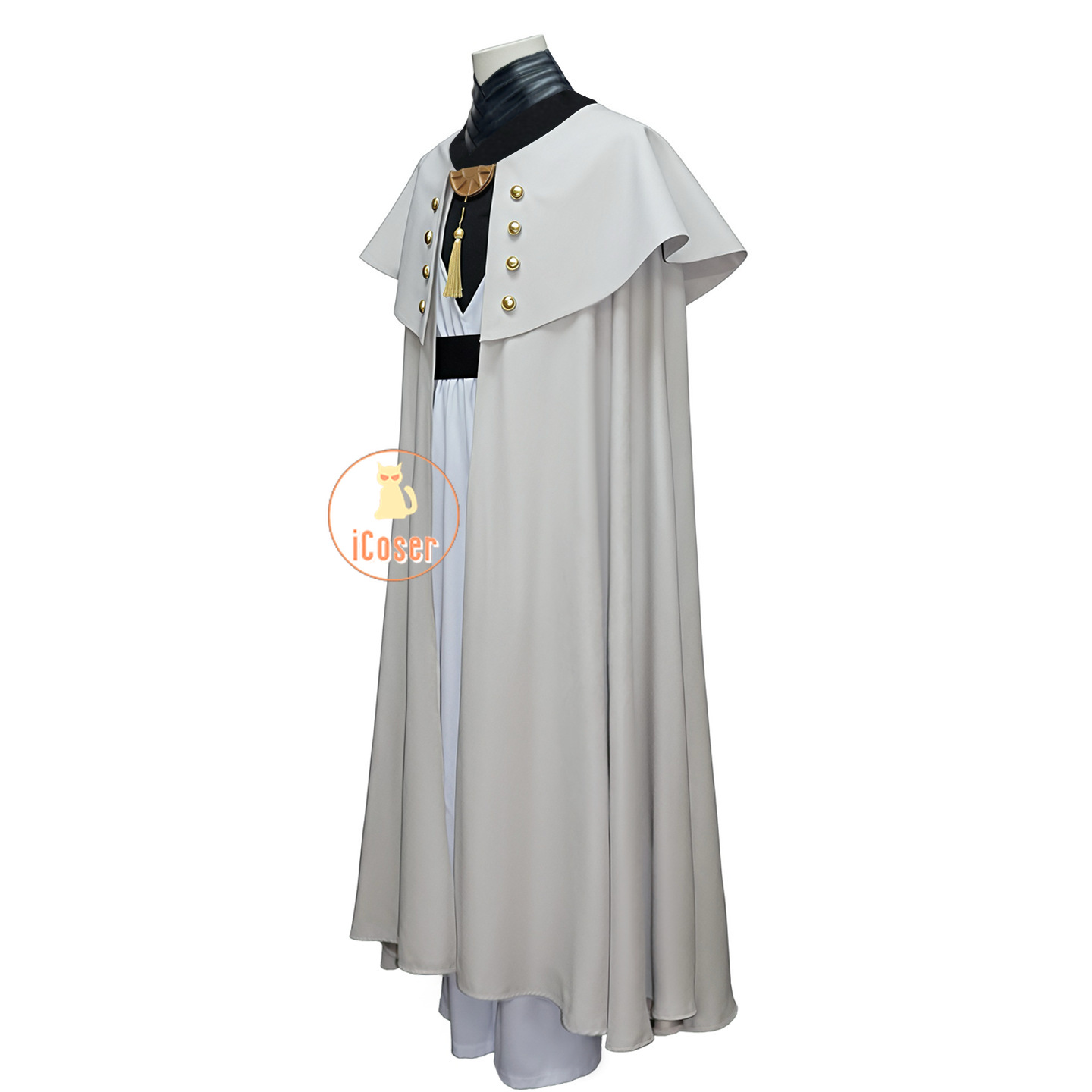 Costume de cosplay Anime Atelier Qifrey avec chapeau de sorcière, cape, pantalon, lunettes, tenue de jeu de rôle, accessoires de carnaval pour Halloween, pour femmes et hommes
