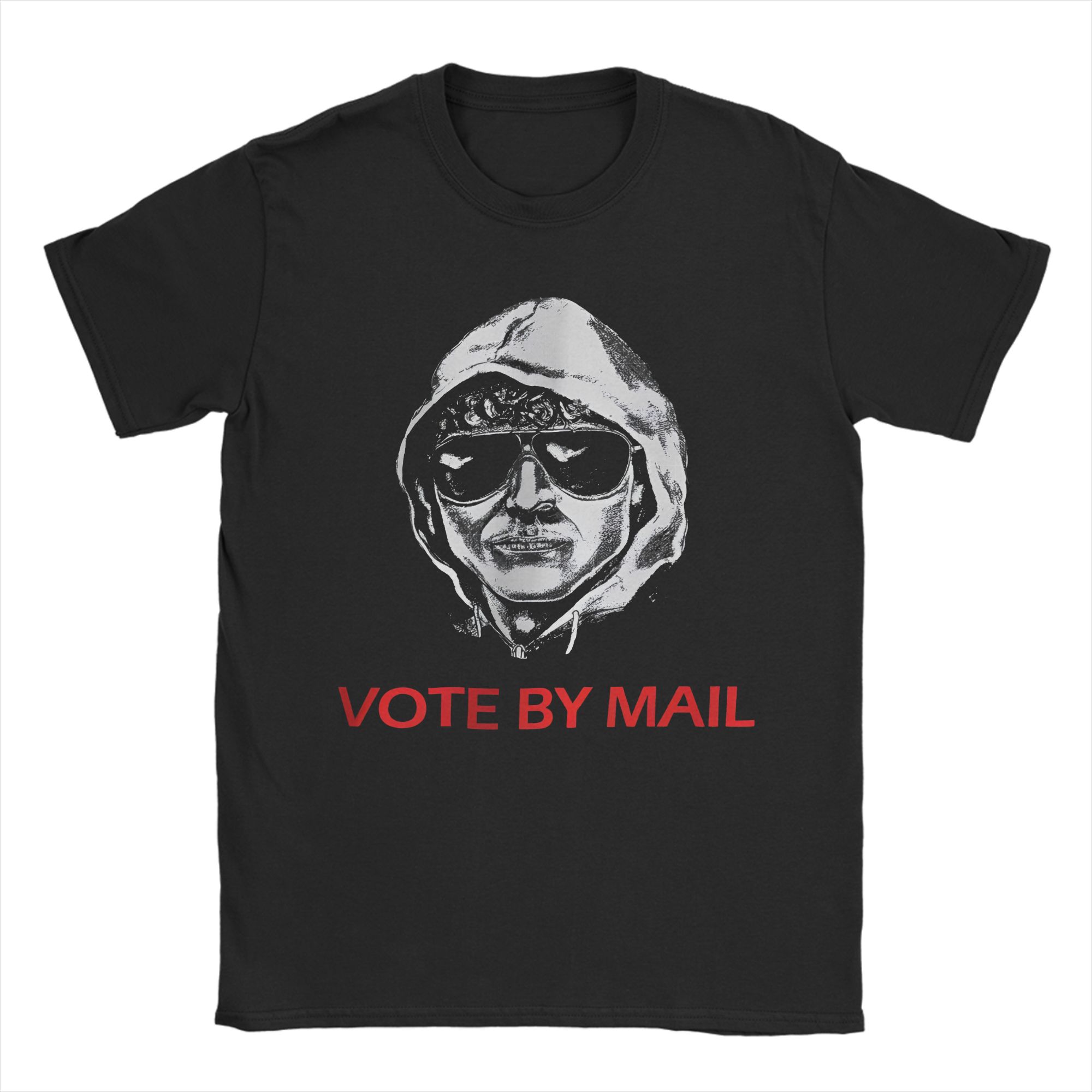 T-shirt Harajuku Vote By Mail Ted Kaczynski, 100% coton, pour hommes, été, Y2K, basique, décontracté, à manches courtes