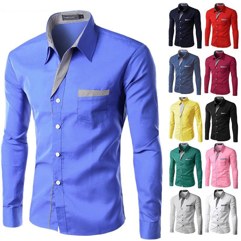 Nouvelle Chemise Homme Tendance 2026 Coupe Slim Manches Longues Design Formel Décontracté Marque Chemise Habillée Taille M-4XL