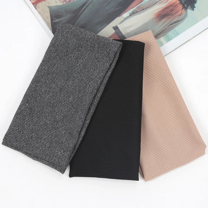 Lot de 3 bandeaux élastiques unis pour femmes, idéaux pour le yoga, la mode, le sport, et comme accessoires capillaires pour filles