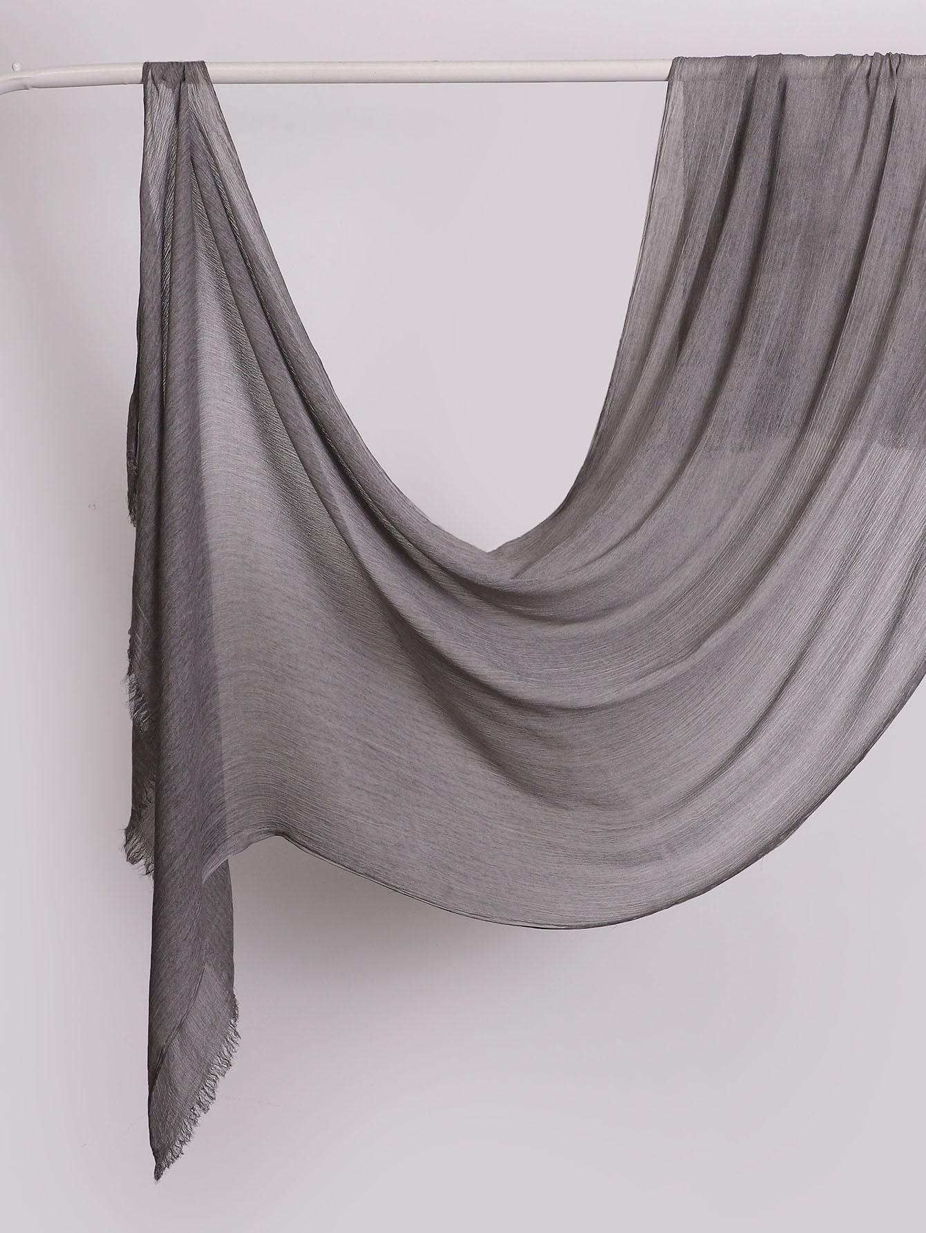 Haute qualité coton lin Hijab texturé rayonne Modal écharpe léger femmes musulmanes Hijab froissé Viscose châle