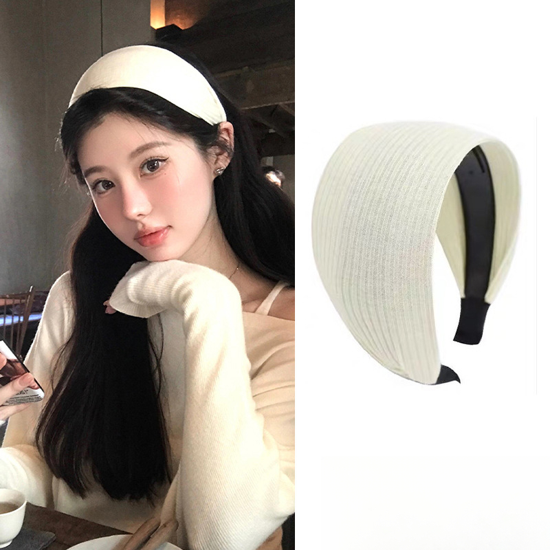 Bandeau de cheveux Extra large à la mode, Turban tricoté, couvre-chef pour femmes et filles, jolis et mignons, accessoires pour cheveux
