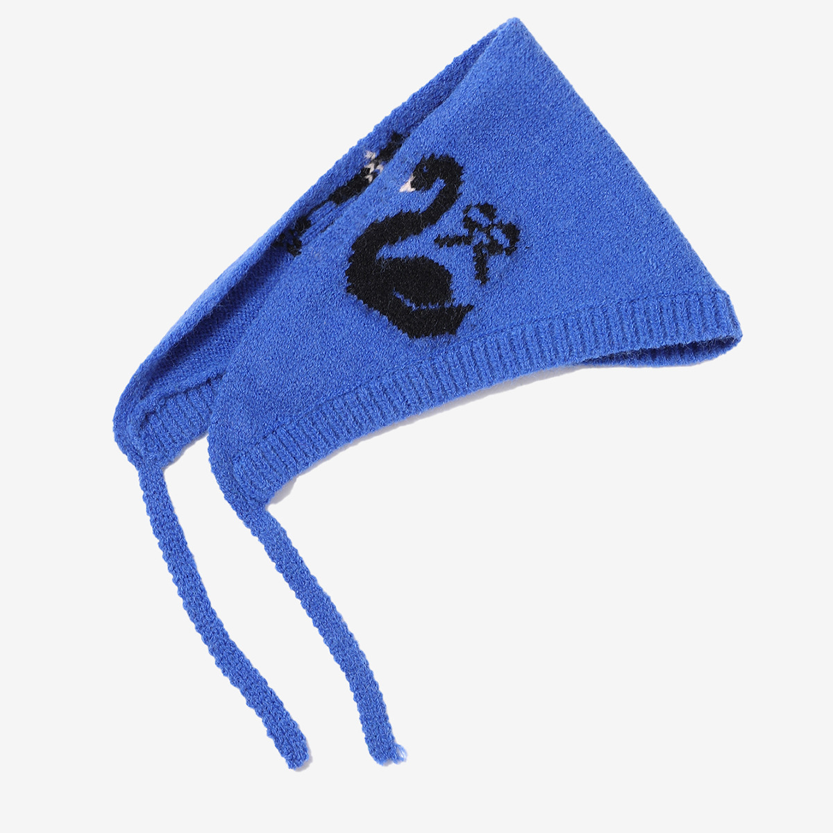 Mignon tricoté Triangle écharpe bandeau femmes Protection des oreilles hiver chaud hirondelle conception bandeau accessoire élégant