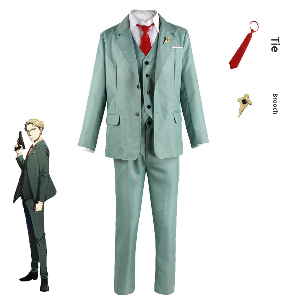 Costume de cosplay Loid Forger, costume d'anime Spy Family, costume pour homme, tenue Twilight, vêtements pour fête d'Halloween
