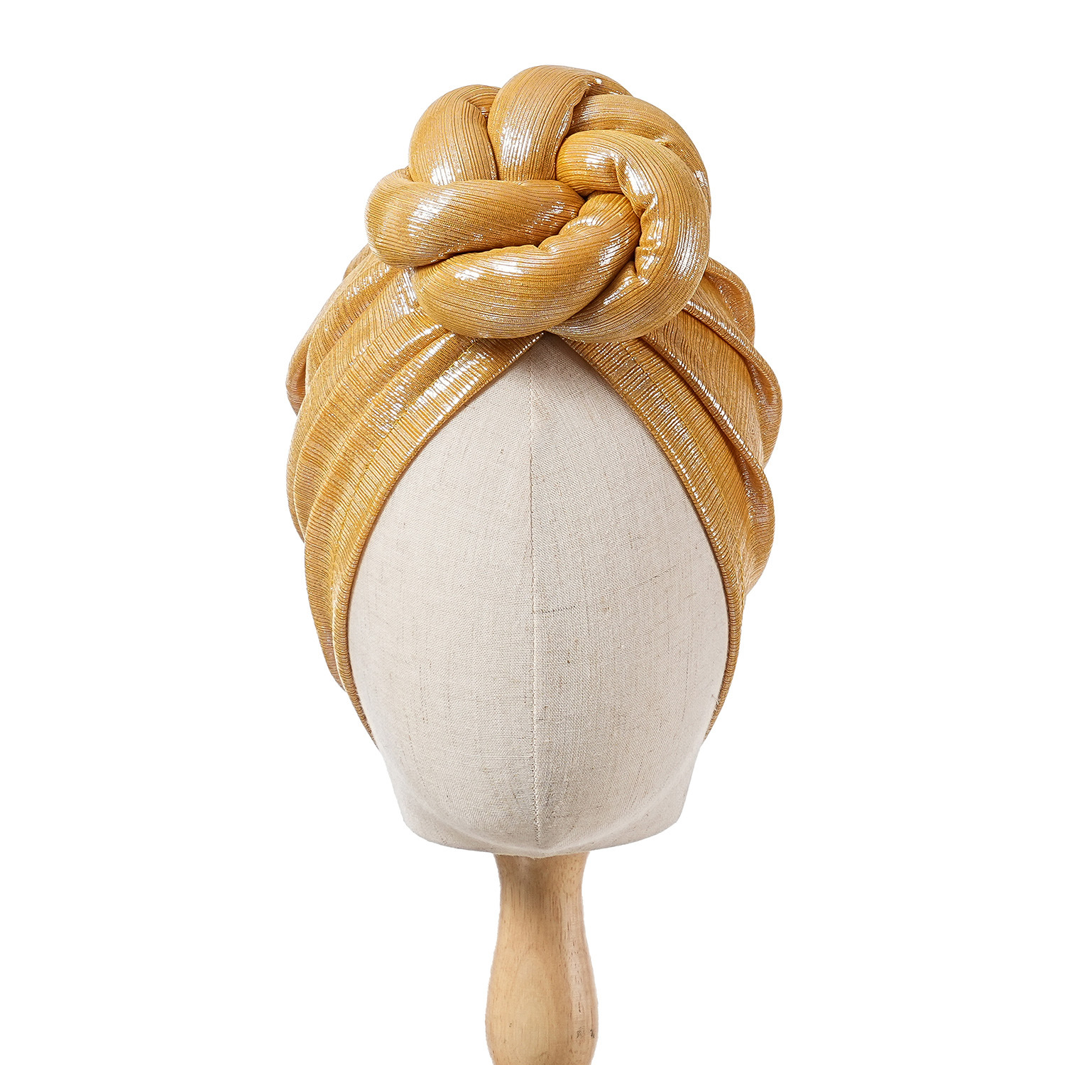 Bonnet pour femmes, Turban, bourgeon plié, foulard exquis, décontracté, confortable, mode, polyvalent, chaud, chapeau croisé, bord froissé, dentelle