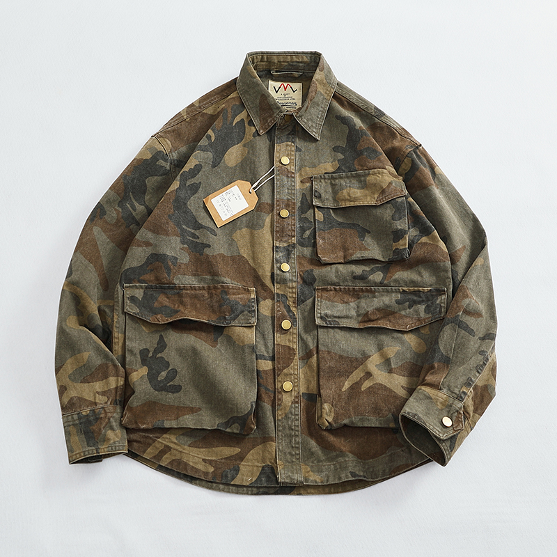 Solomon-Chemise Cargo Décontractée pour Homme, Manteau d'Automne, Grande Poche, Fonction, Veste d'Extérieur Élégante, Nouvelle Collection