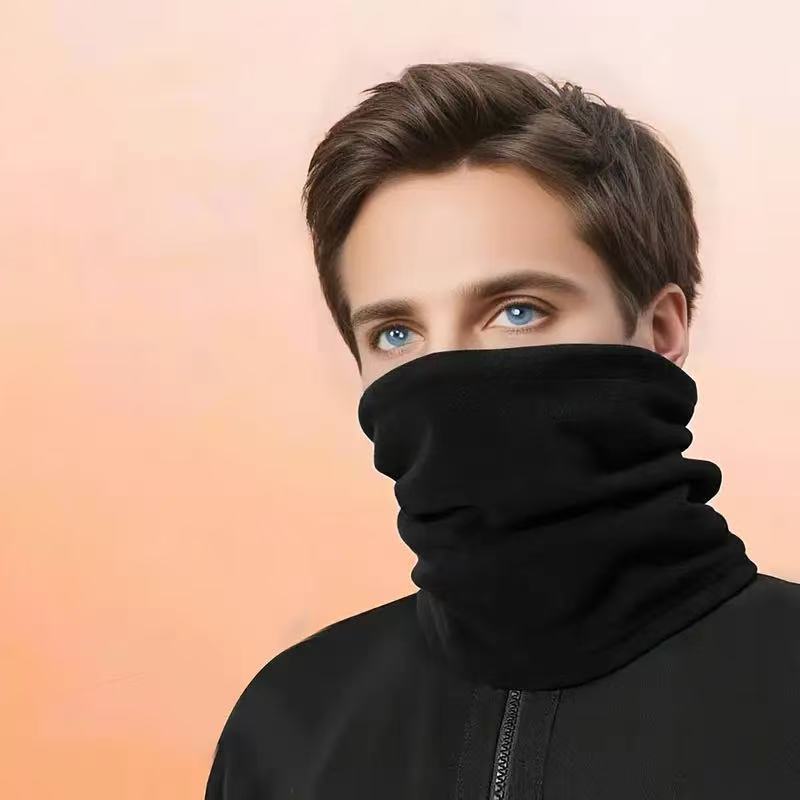 Écharpe de cou d'hiver pour hommes, chaude, coupe-vent, polaire, Tube de Ski, Sport de plein air, résistant au froid, thermique, cyclisme, Snowboard, couverture faciale
