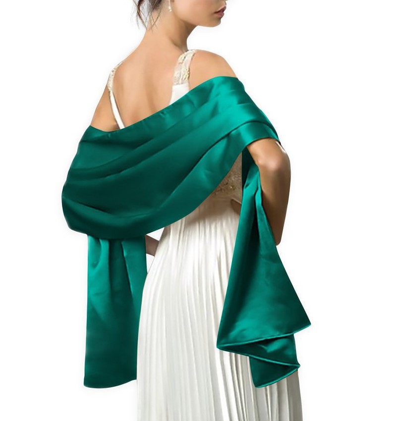Écharpe européenne et américaine, nouveau modèle 2026, robe assortie, châle long multicolore tendance pour les spectacles, les banquets et les fêtes