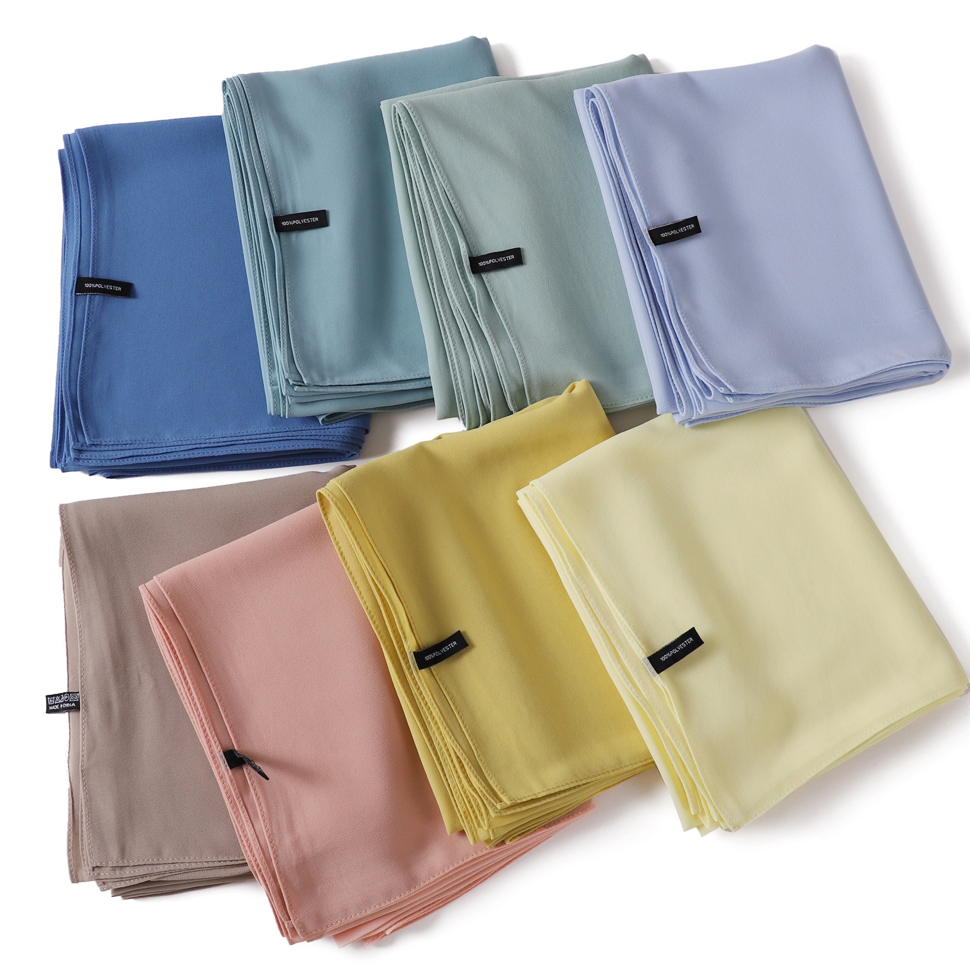 36 couleurs solide musulman en mousseline de soie Hijab châles écharpe femmes bandeau femmes Hijabs foulards dames Foulard Femme musulman 70*180 cm