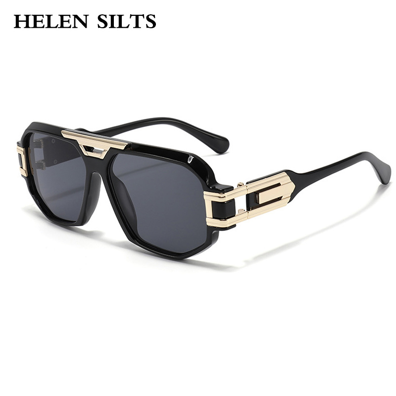 Lunettes de soleil carrées vintage pour femmes, surdimensionnées, mode, UV400, classiques, rétro, lunettes de soleil pour femmes