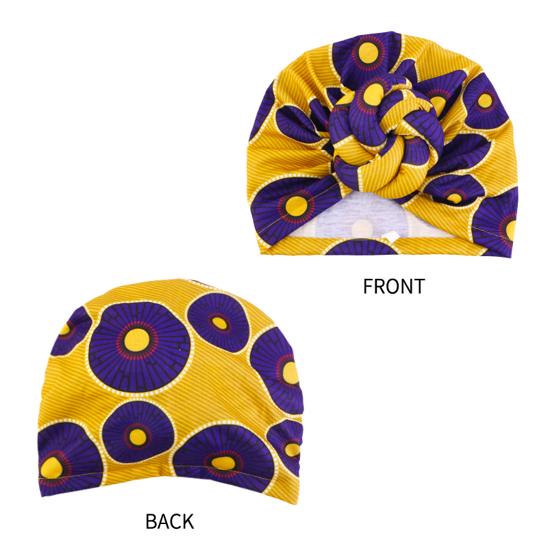 Turban extensible imprimé africain pour femmes, grande fleur, Bonnet, chapeau pré-fabriqué, nœud supérieur, couvre-chef pour fête de mariage, nouvelle collection