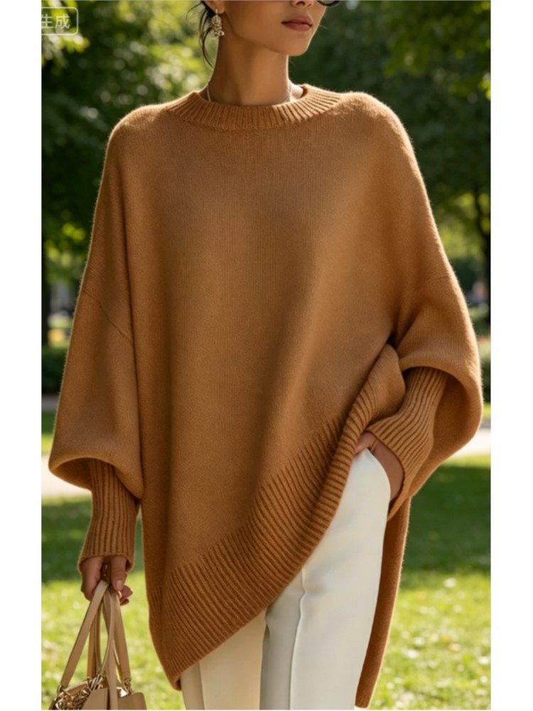 Pulls pour femmes, mode automne et hiver, col rond, pull décontracté pour tous les jours, style décontracté, couleur unie, pull confortable